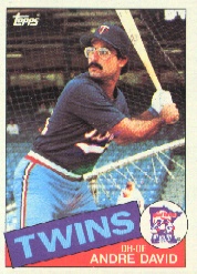 1985 Topps Baseball Cards      043      Andre David
